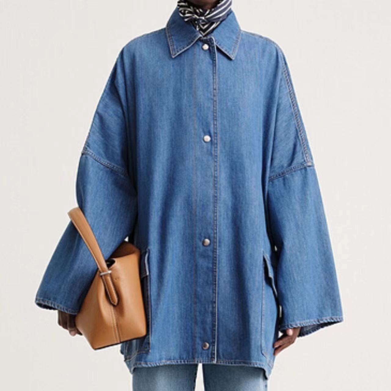 Loose Denim Top - Kelly Obi New York