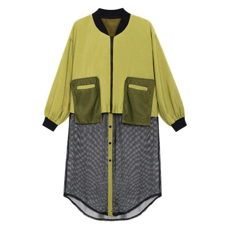 Mesh Hem Lightweight Jacket - Kelly Obi New York