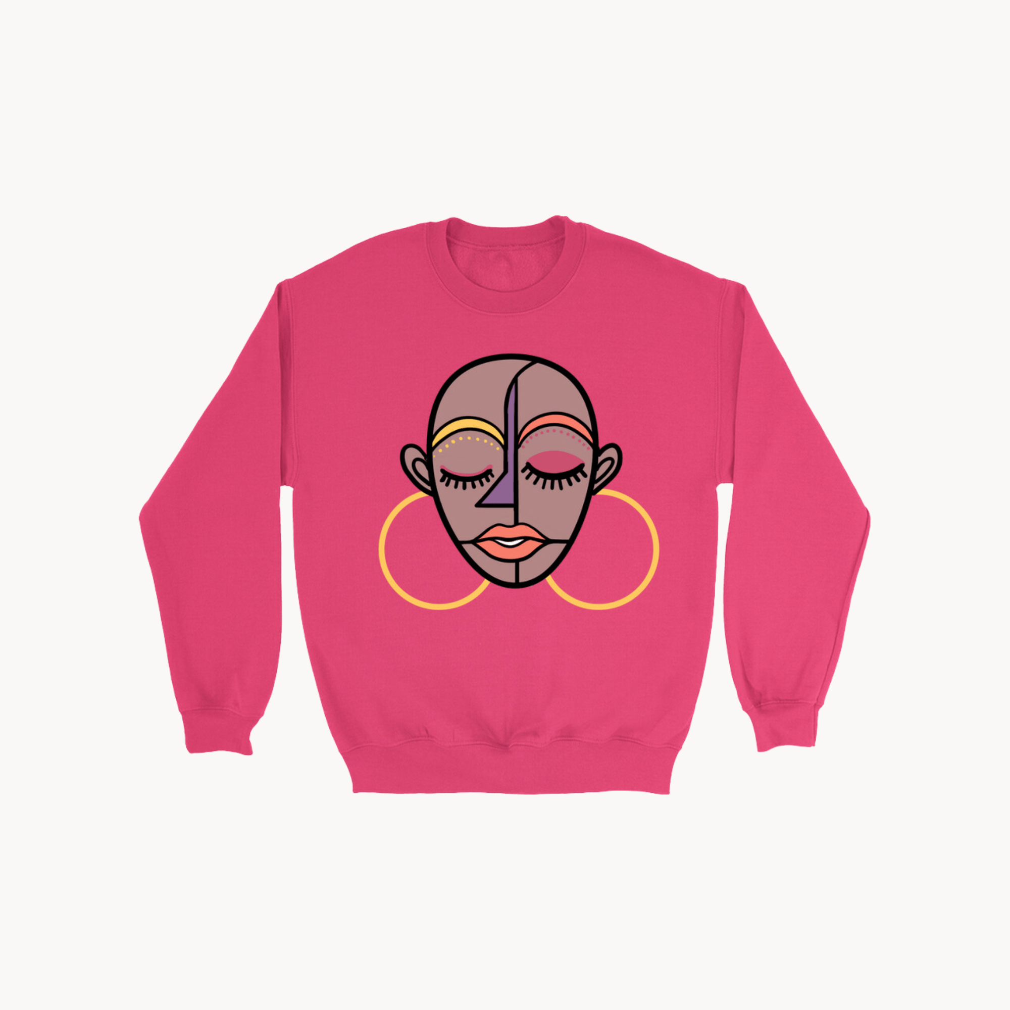 Mocha Sweatshirt - Pink - Kelly Obi New York