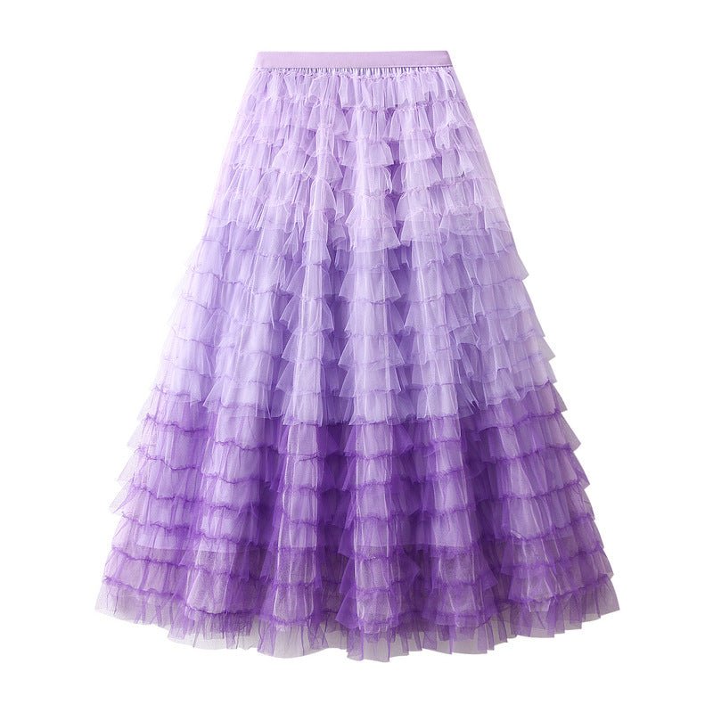 Layered lilac hotsell tulle skirt