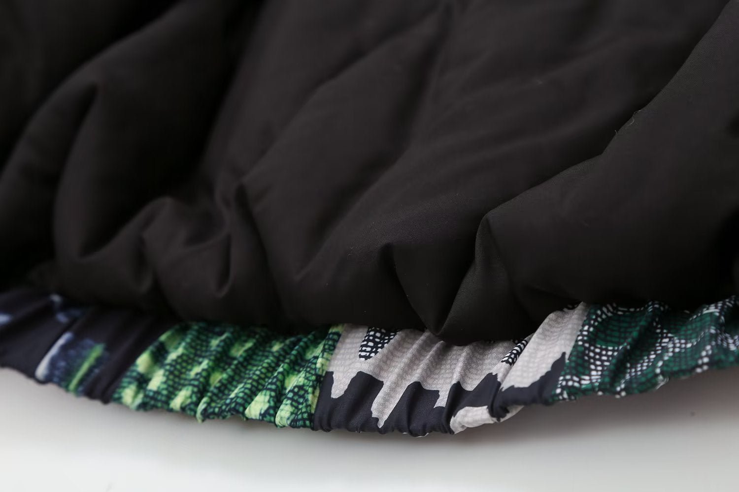 Multi Pattern Zip-Up Padded Jacket - Kelly Obi New York