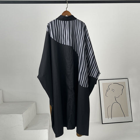 Multi Print Bat Sleeve Shirt Dress - @jariatudanita - Kelly Obi New York