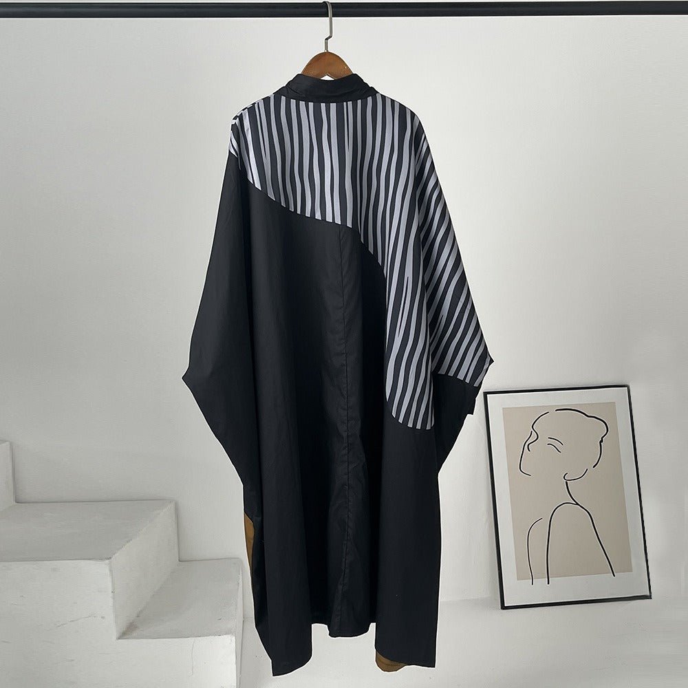 Multi Print Bat Sleeve Shirt Dress - @nickistyleshercurves - Kelly Obi New York