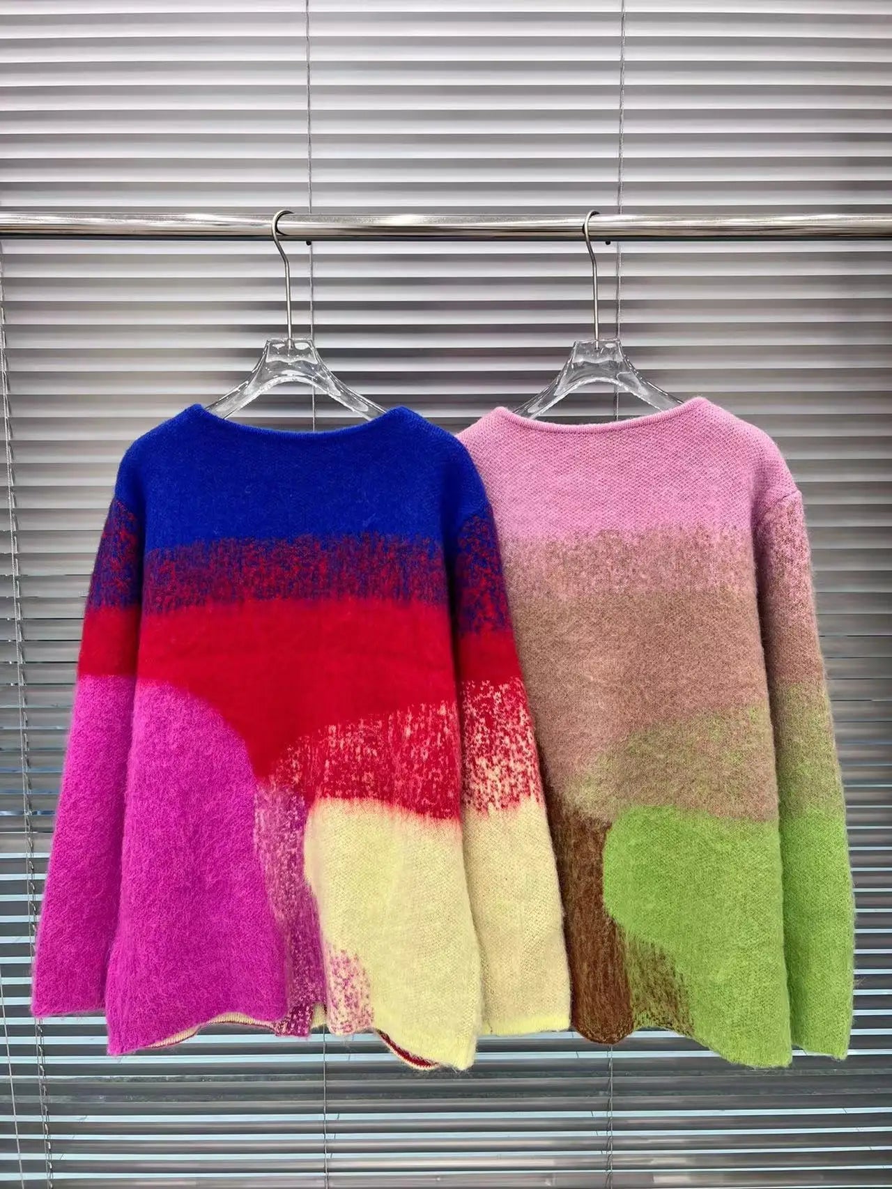 Multicolor Patch Pockets Knit Cardigan - Kelly Obi New York