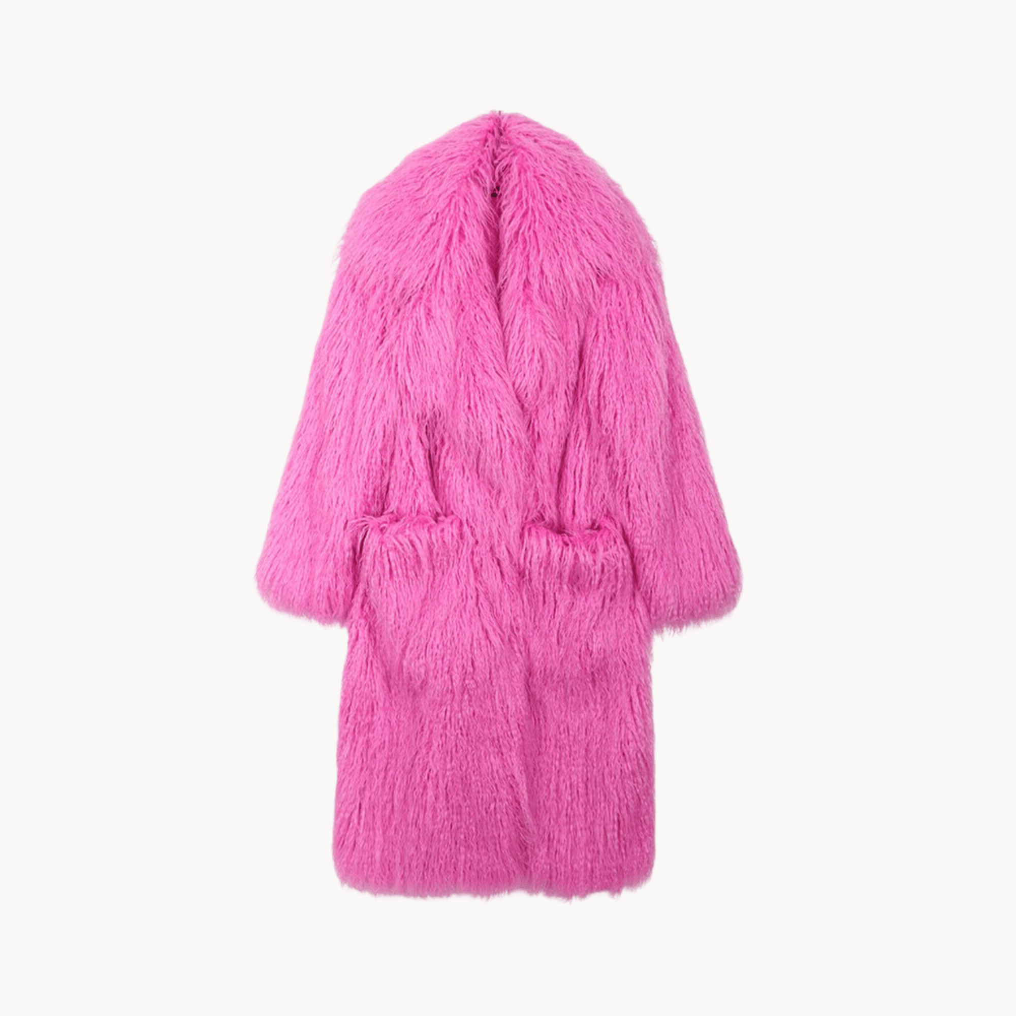 Oversized Shaggy Faux Fur Coat - Kelly Obi New York