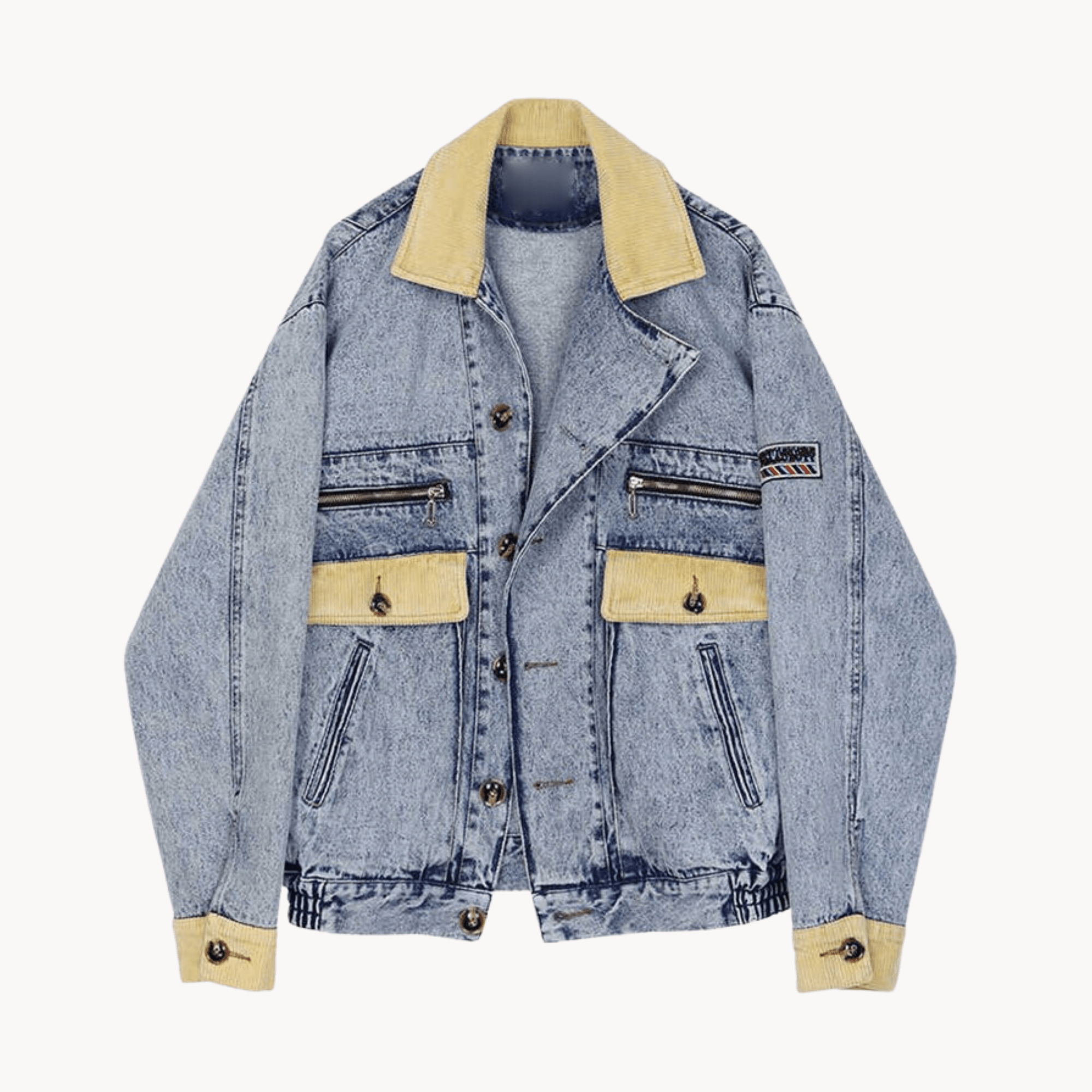 Patchwork Denim Jacket - Kelly Obi New York