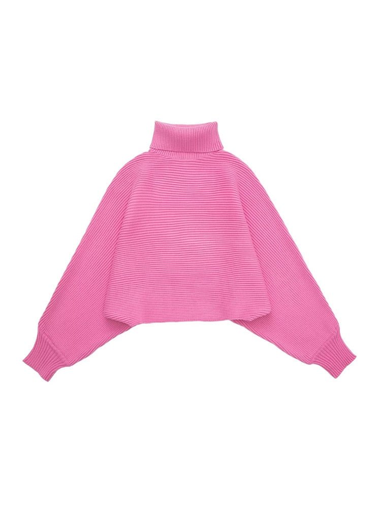 Pink Knit Turtleneck Set - Kelly Obi New York