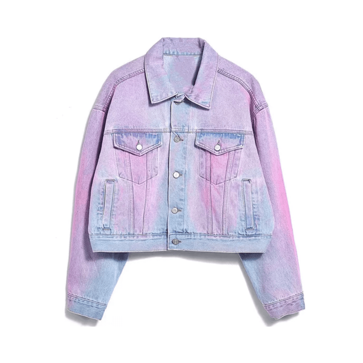 Pink Tinged Denim Jacket - Kelly Obi New York