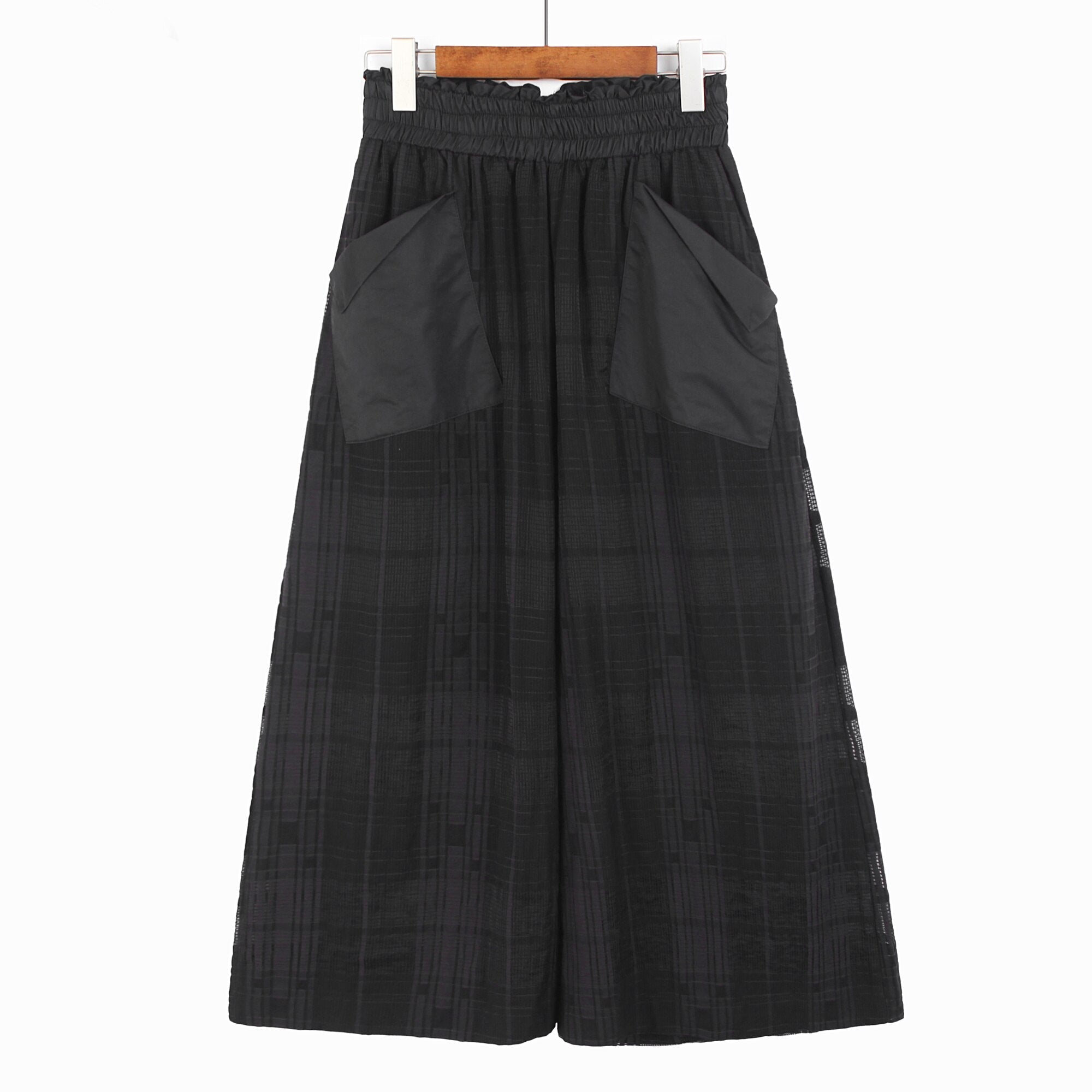 Plaid Wide Leg Loose Pants - Kelly Obi New York