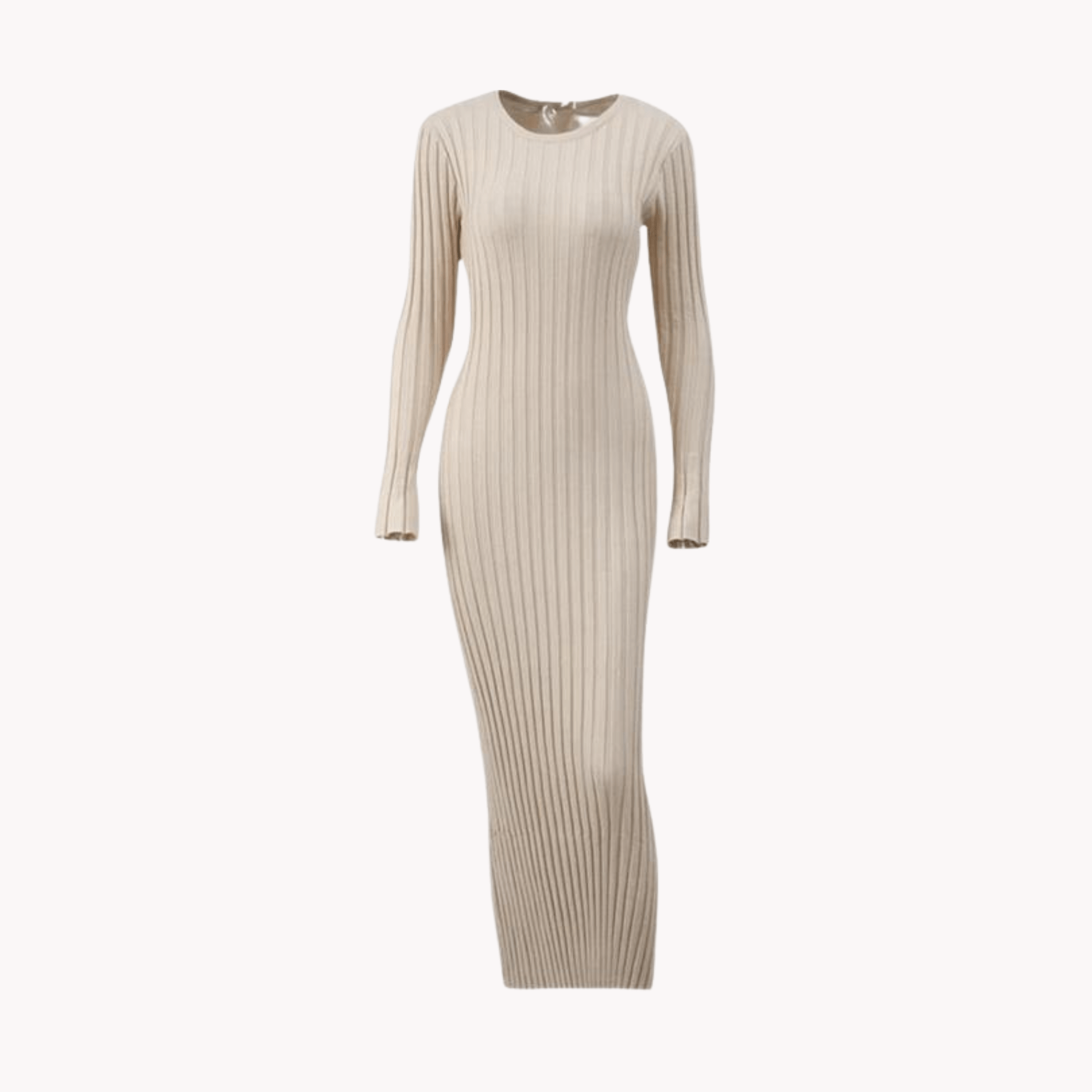 Pleated Knit Maxi Dress - Kelly Obi New York