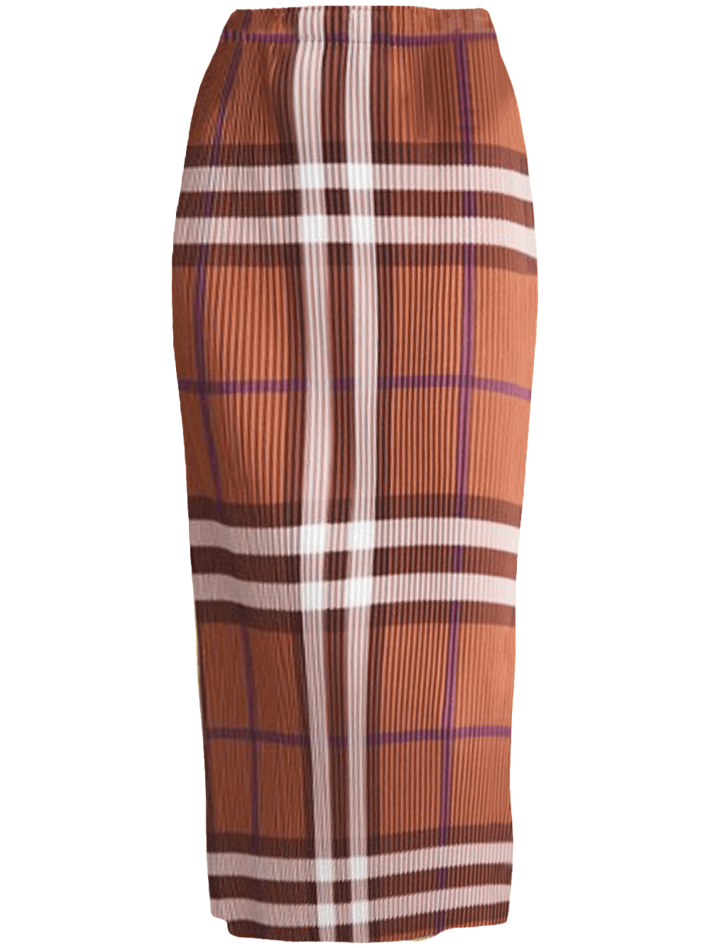 Pleated Plaid Pencil Skirt - Kelly Obi New York