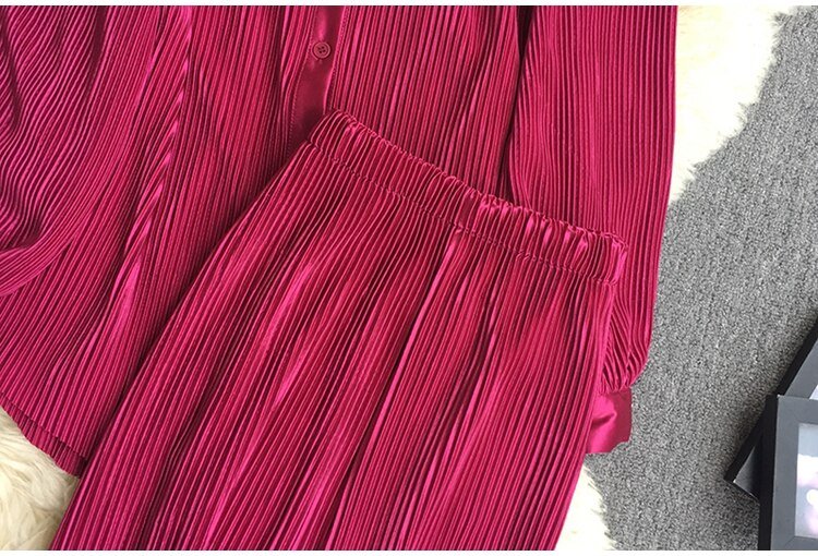 Pleated Set - Kelly Obi New York