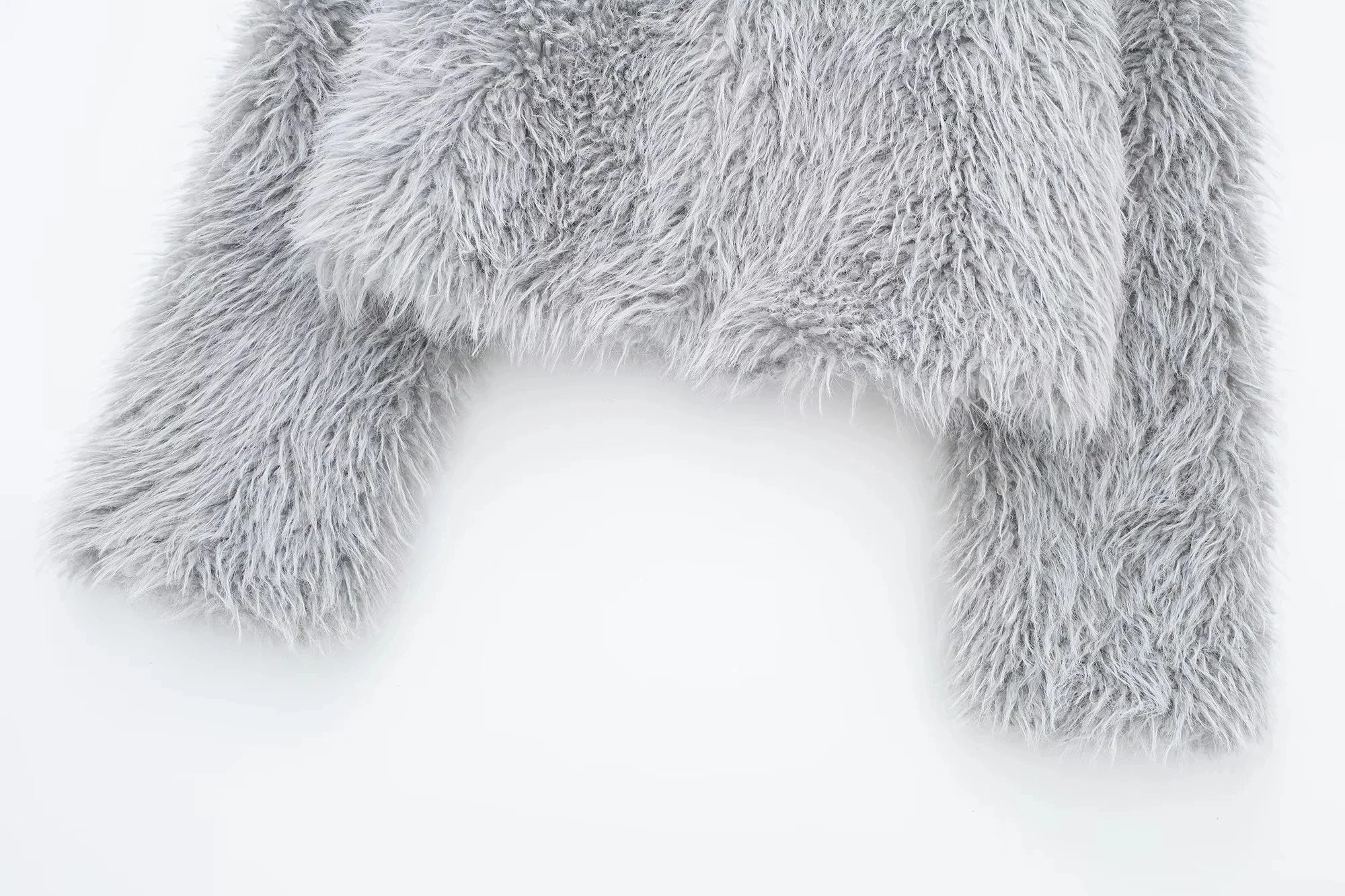 Plush Faux Fur Short Coat - Kelly Obi New York