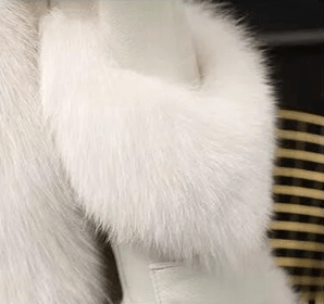 Plush Faux Fur Vegan Leather Jacket - Kelly Obi New York