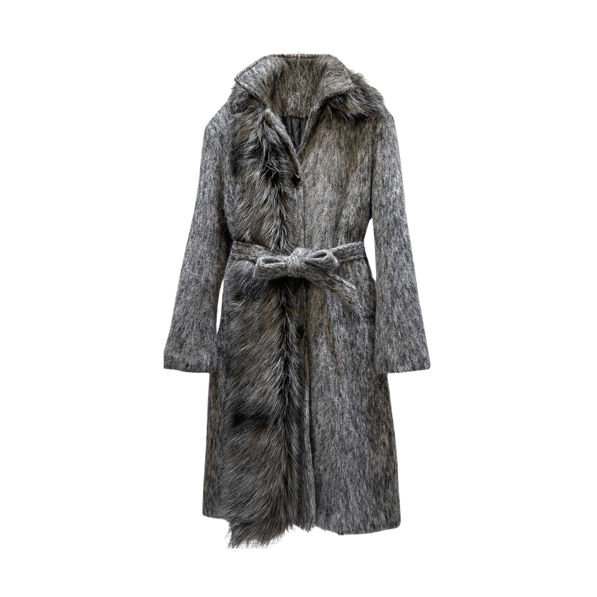 Posh Belted Winter Coat - Kelly Obi New York