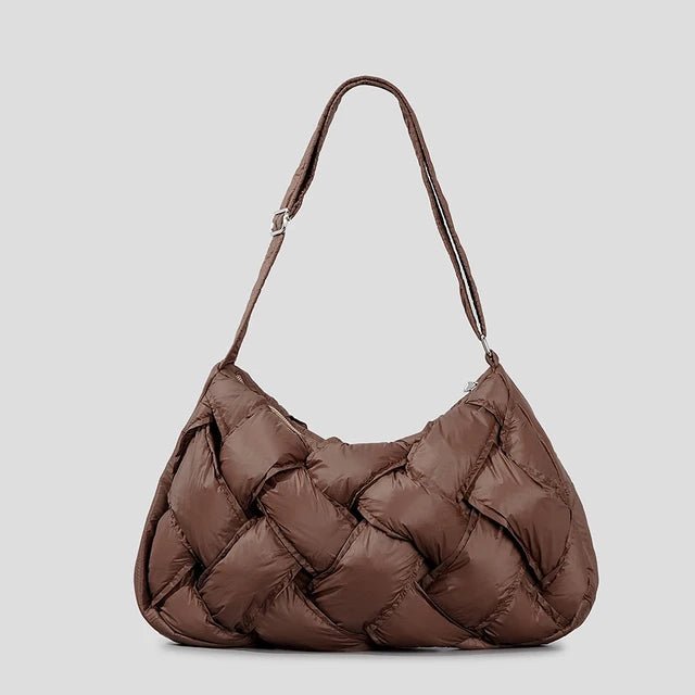 Puffy Weave Shoulder Bag - Kelly Obi New York