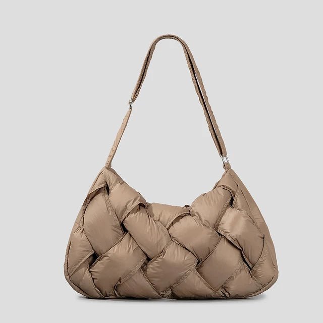 Puffy Weave Shoulder Bag - Kelly Obi New York