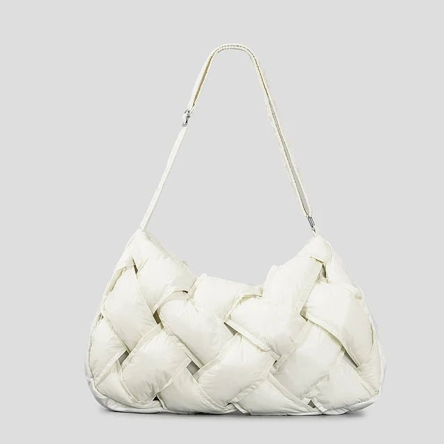 Puffy Weave Shoulder Bag - Kelly Obi New York