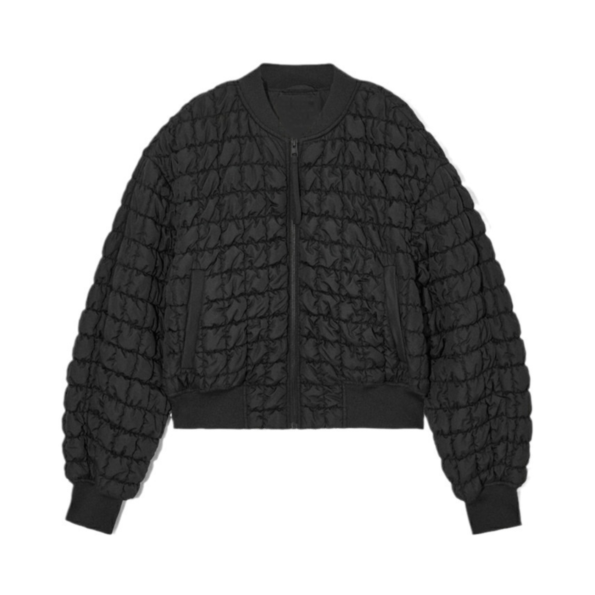 Quilted Zip-Up Padded Jacket - Kelly Obi New York