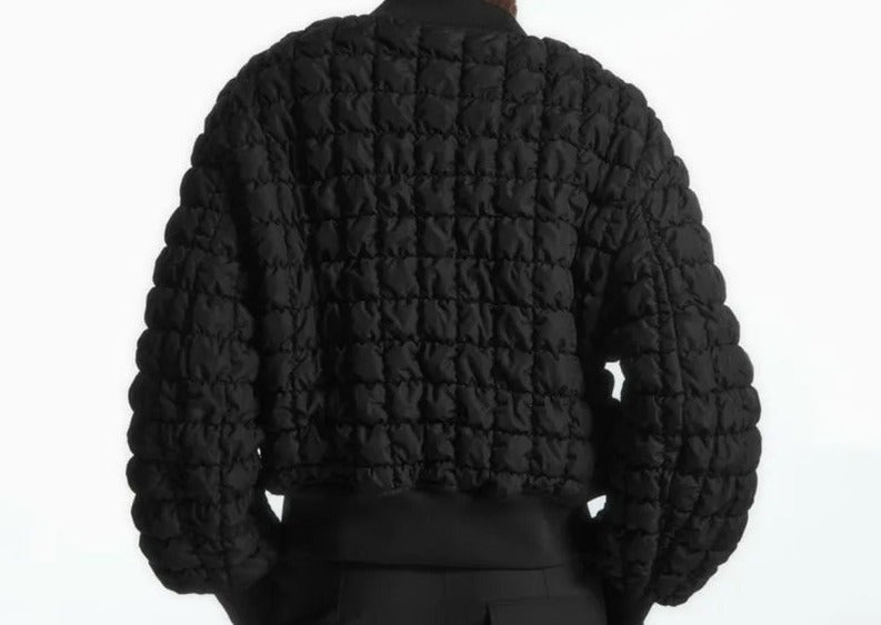 Quilted Zip-Up Padded Jacket - Kelly Obi New York