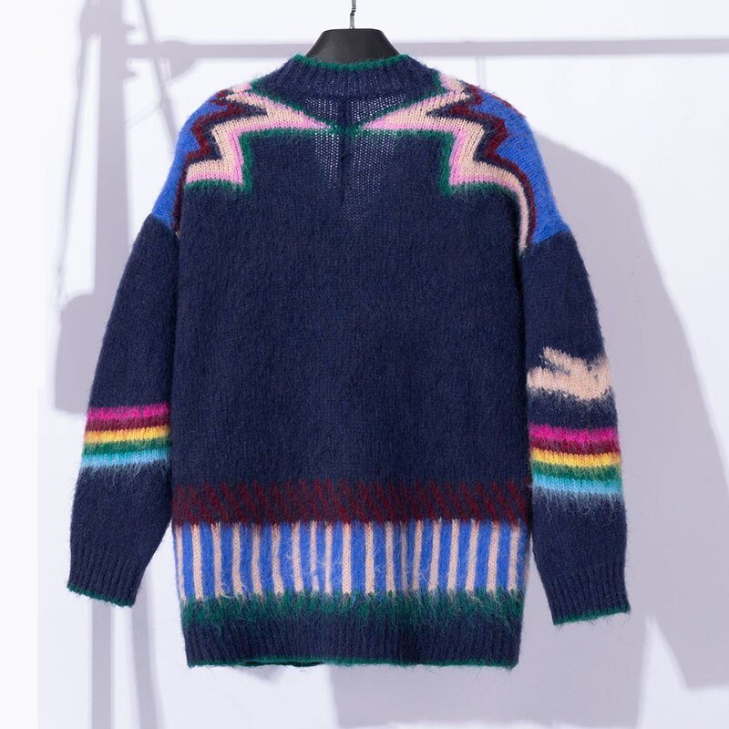 Rainbow Knitted Cardigan - Kelly Obi New York