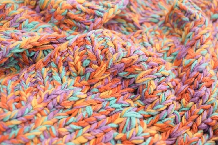 Rainbow Wool Knit Cardigan - Kelly Obi New York