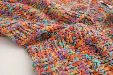 Rainbow Wool Knit Cardigan - Kelly Obi New York