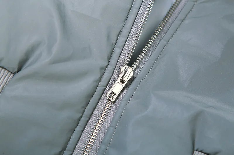 Reflective Puffer Cropped Padded Jacket - Kelly Obi New York