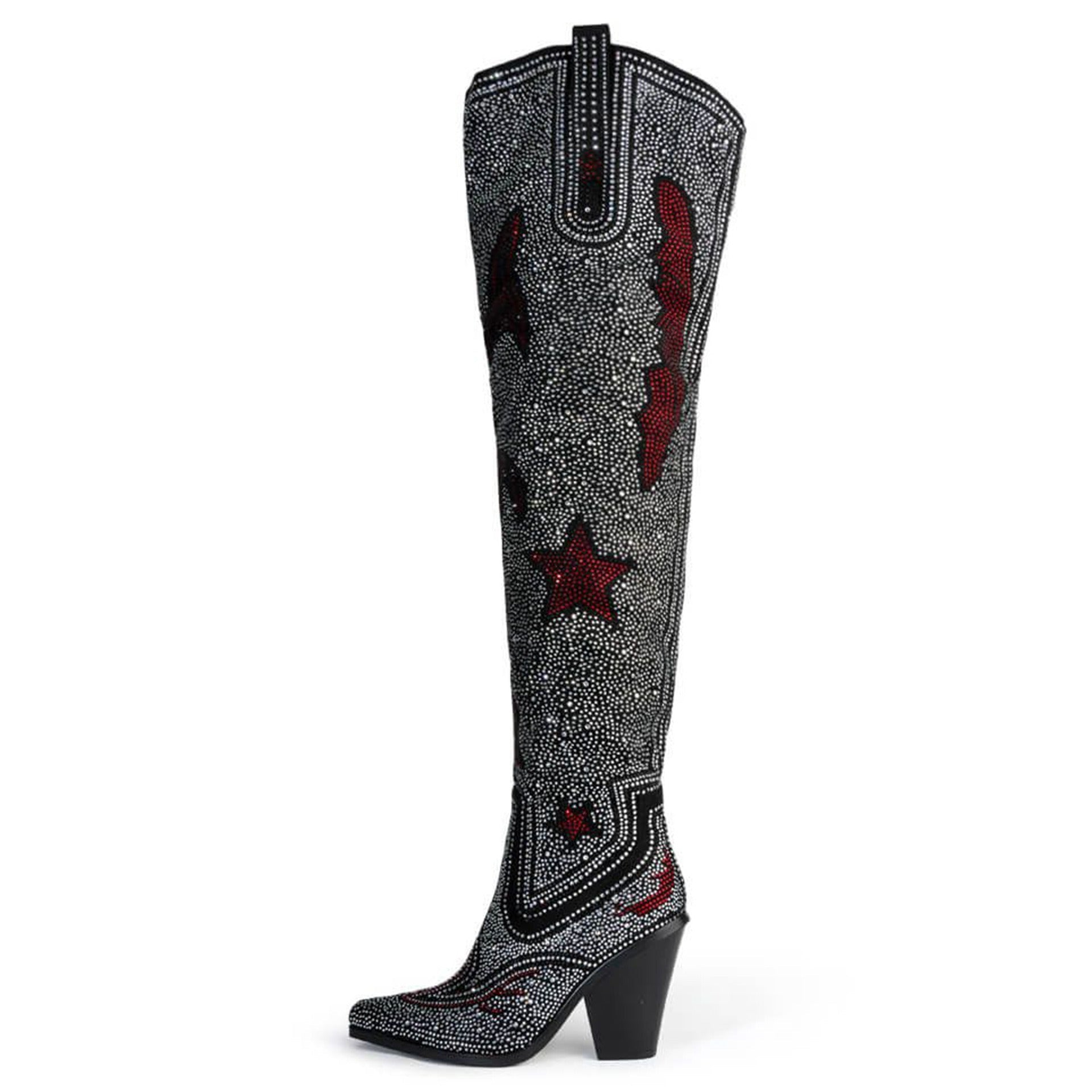 Rhinestone Star Cowgirl Boots - Kelly Obi New York