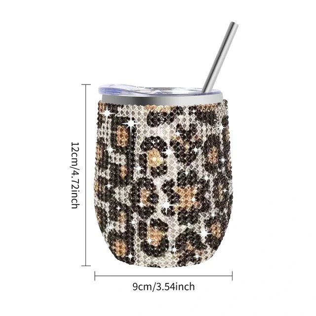 Rhinestones Stainless Steel Cup - Kelly Obi New York