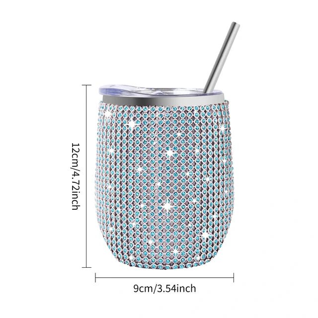 Rhinestones Stainless Steel Cup - Kelly Obi New York