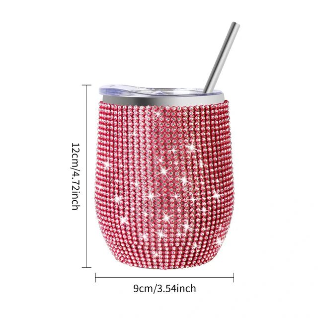 Rhinestones Stainless Steel Cup - Kelly Obi New York