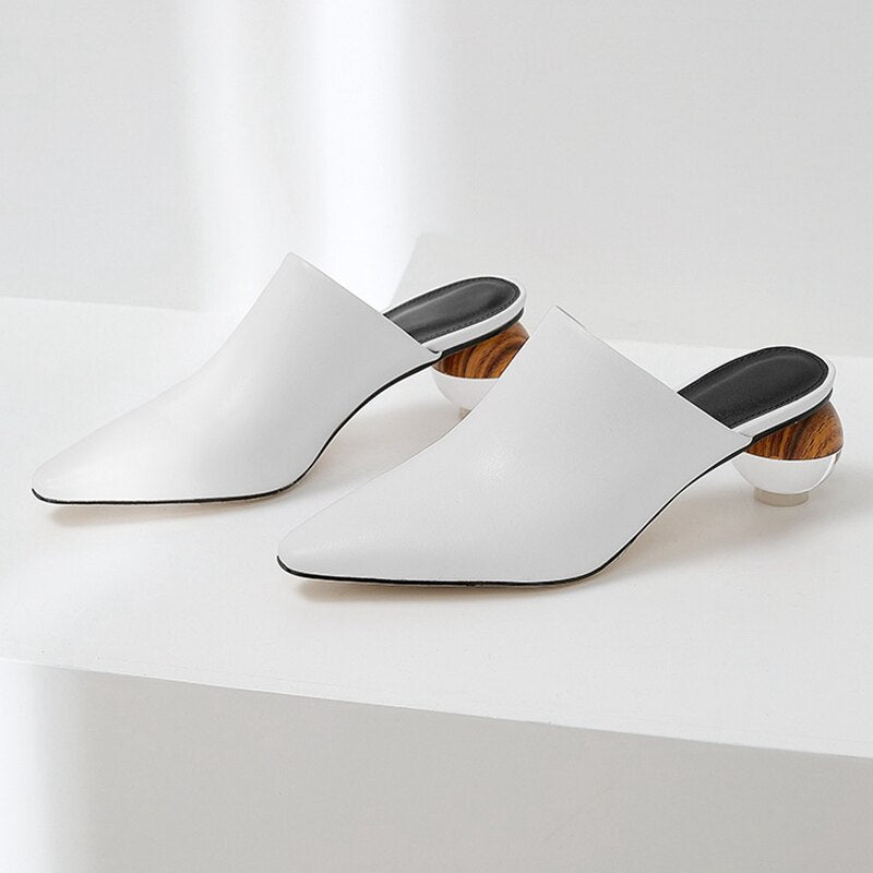 Round Heel Mule - Kelly Obi New York