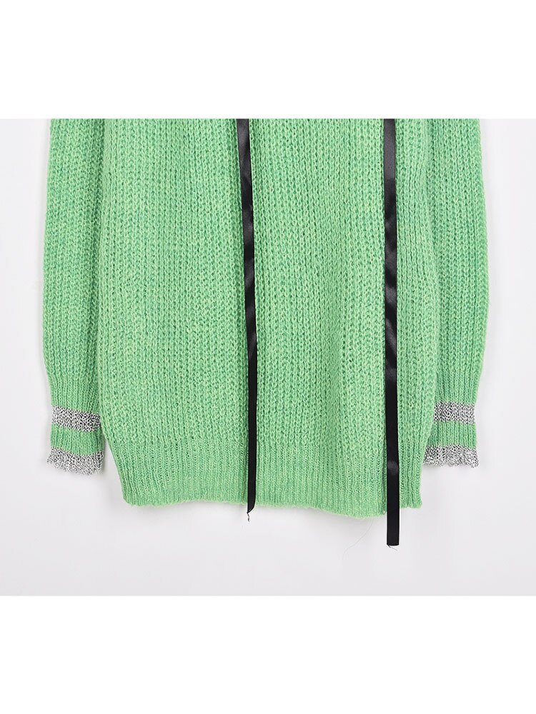 Round Neck Knitted Sweater - Kelly Obi New York