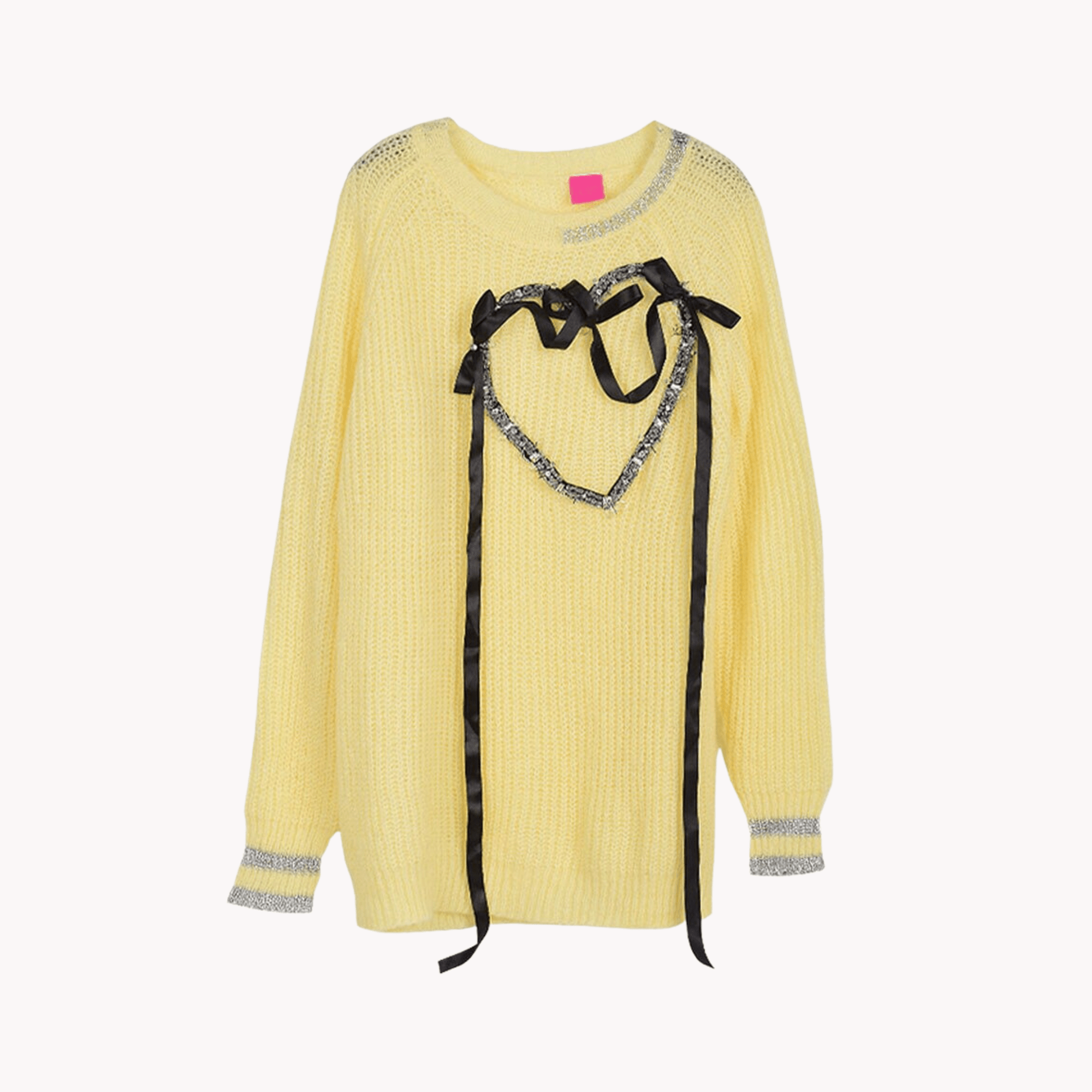 Round Neck Knitted Sweater - Kelly Obi New York