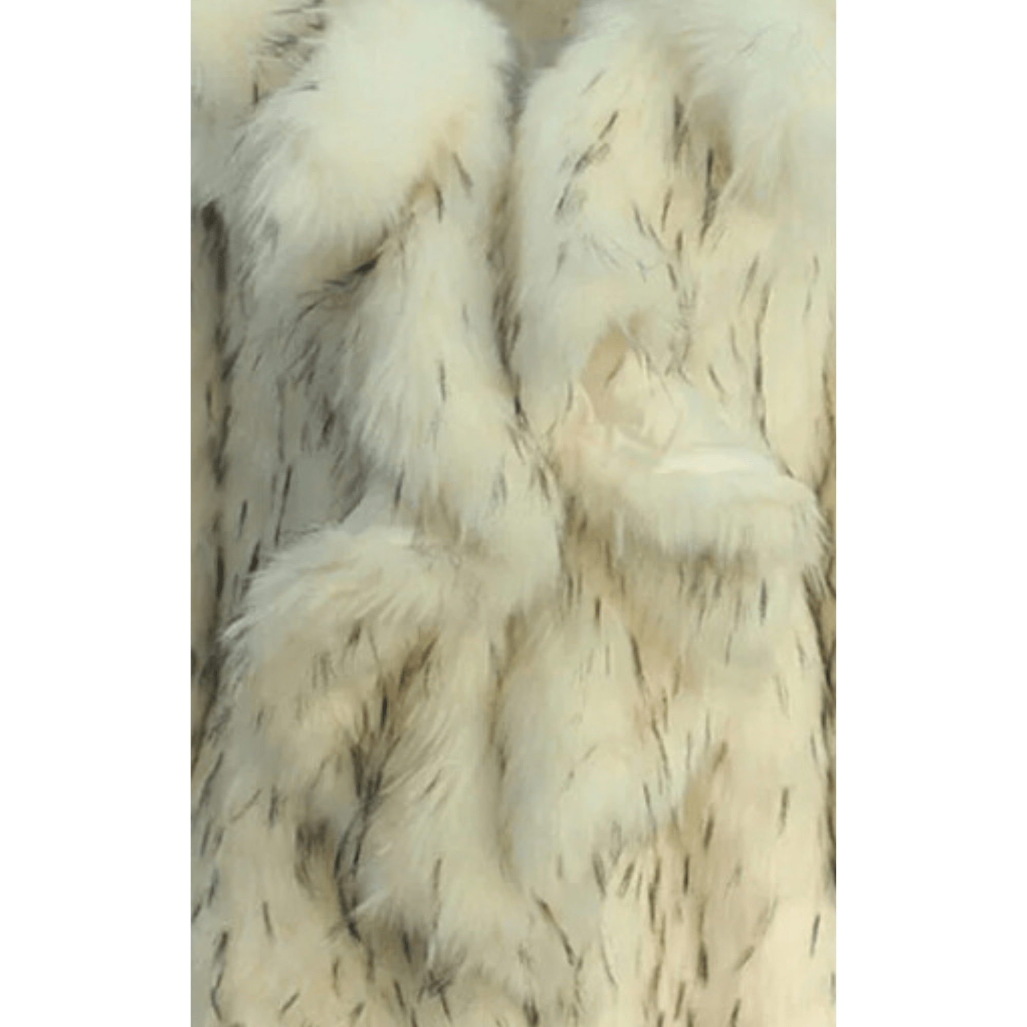 Ruffled Lapel Thick Faux Fur Coat - Kelly Obi New York