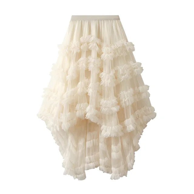 Ruffled Layered Tutu Skirt - Kelly Obi New York