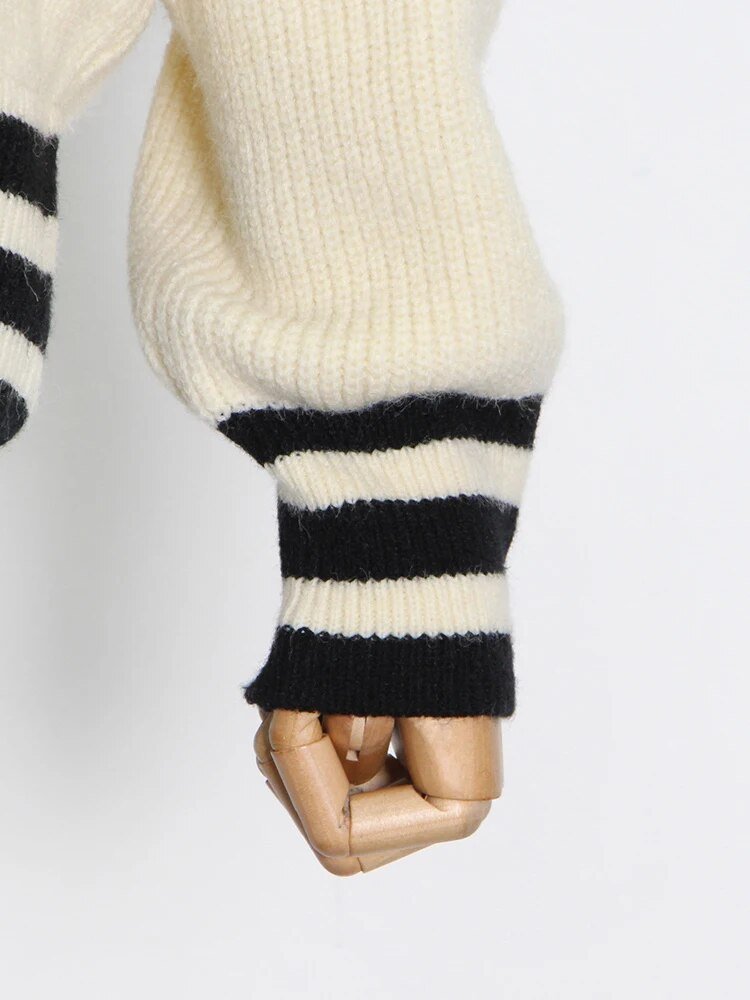 Sailor Striped Knit Cardigan - Kelly Obi New York