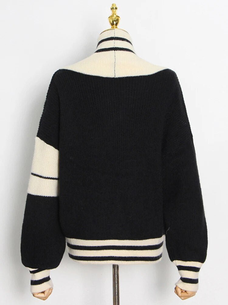 Sailor Striped Knit Cardigan - Kelly Obi New York