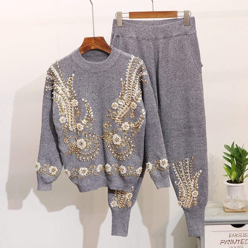 Sequin Knit Set - Kelly Obi New York