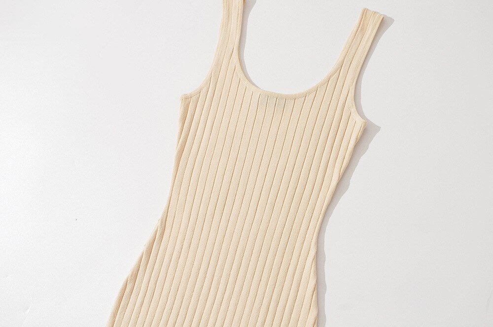 Simple Bodycon Knit Dress - Kelly Obi New York