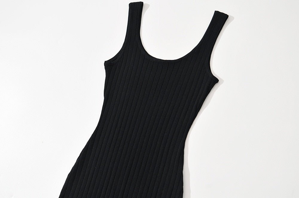 Simple Bodycon Knit Dress - Kelly Obi New York