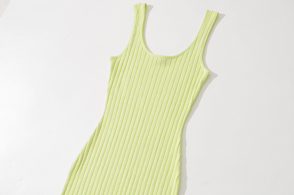 Simple Bodycon Knit Dress - Kelly Obi New York