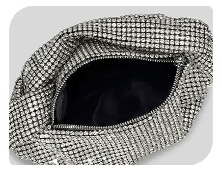 Single Knot Rhinestone Handbag - Kelly Obi New York