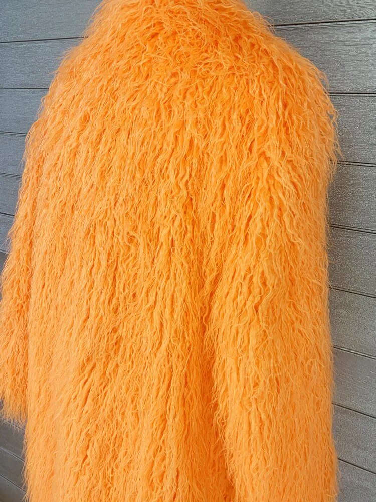 Soft Long Faux Fur Coat - Kelly Obi New York