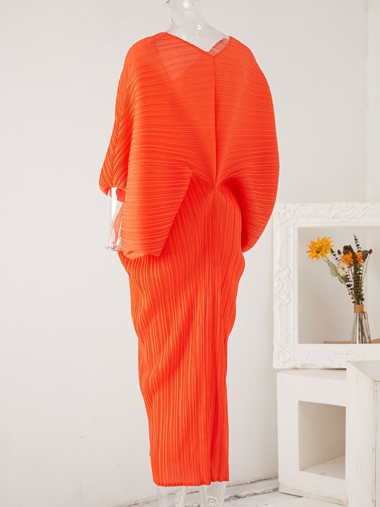 Solo Pleated Dress - Kelly Obi New York