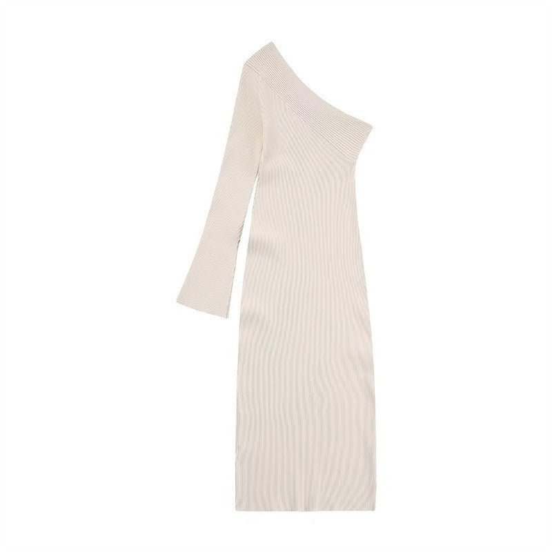 Split Cuff Slim Knit Dress - Kelly Obi New York