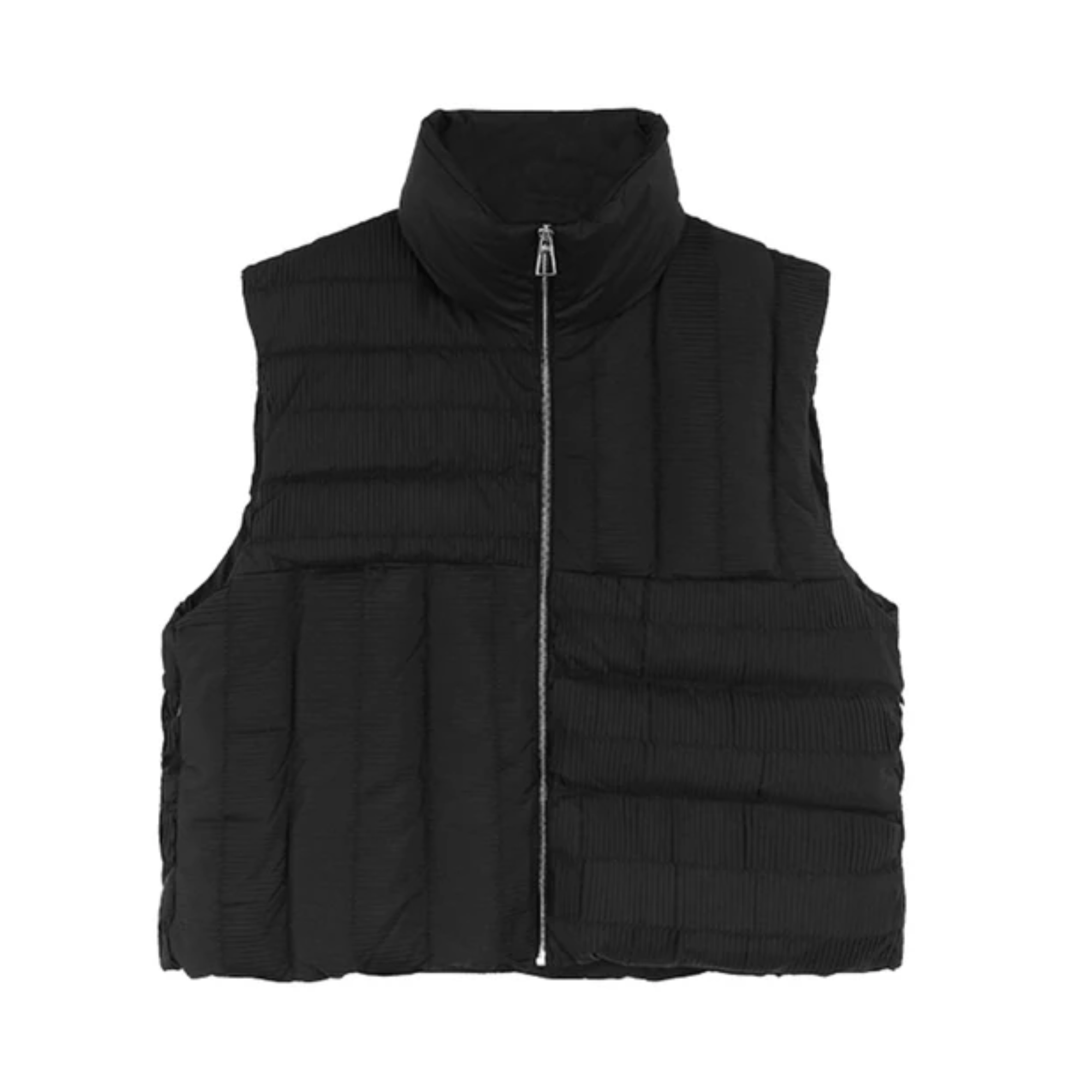 Stand Collar Plus Size Vest - Kelly Obi New York