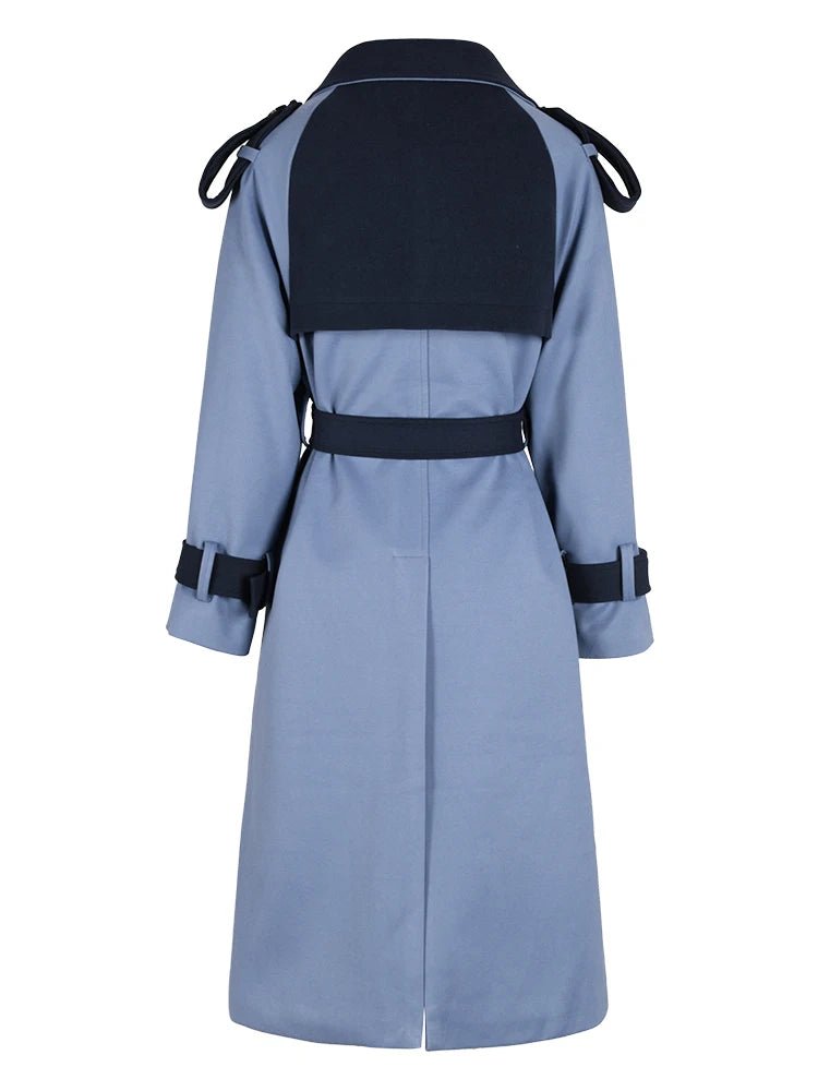 Strapped Cuffs Belted Woolen Coat - Kelly Obi New York