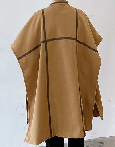 Straps Sleeveless Long Cloak Coat - Kelly Obi New York